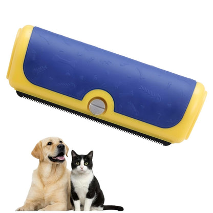 Dog & Cat Deshedding Brush, Undercoat Grooming Tool for Short to Medium and Double Coats, Detachable Metal Shedding Blade, Ergonomic Non-Slip Handle, Black