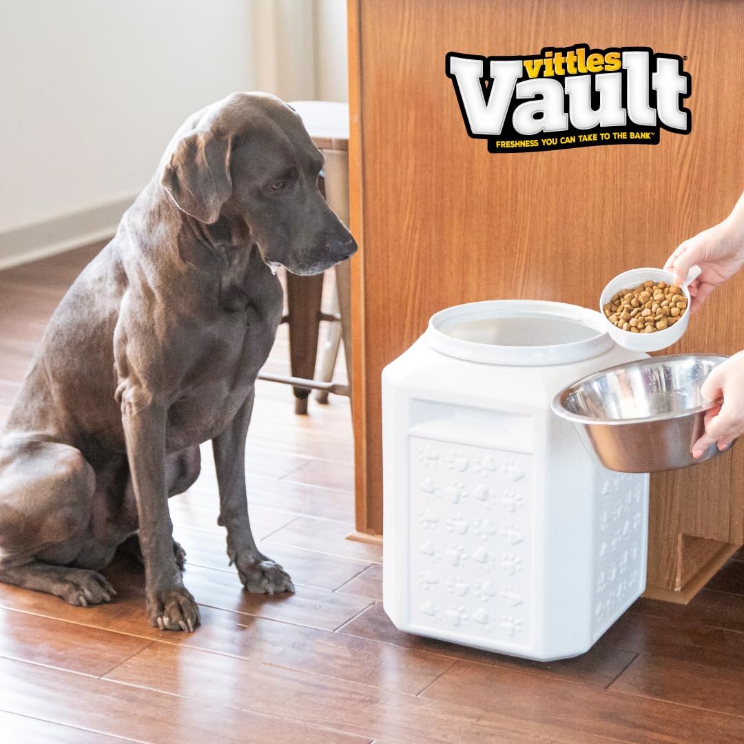 Gamma2 Vittles Vault Pet Food Storage Containers - Sealed Dog and Cat Food Storage Container, Fits up to 25lbs, Made in the USA - [12"L x 13.75"H]