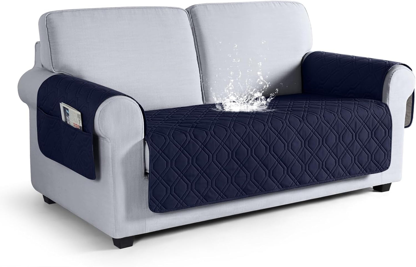 VANSOFY Couch Cover, Waterproof Sofa Covers Washable Slipcover Furniture Protector Couch Seat Covers Non-Slip Couch Cover for Dogs, Pets(Sofa, Dark Gray)