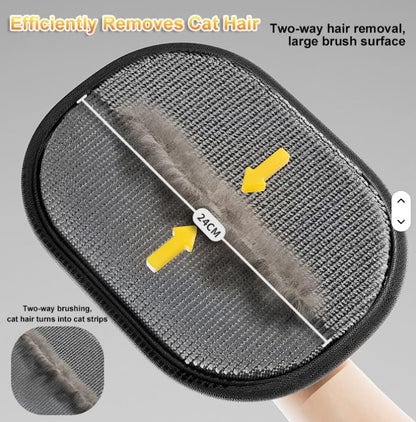 Pet Hair Removal Glove for Dogs & Cats – 1 PC Single Grooming Mitt, Double-Sided Electrostatic Design, Reusable, Washable, Gentle Massage