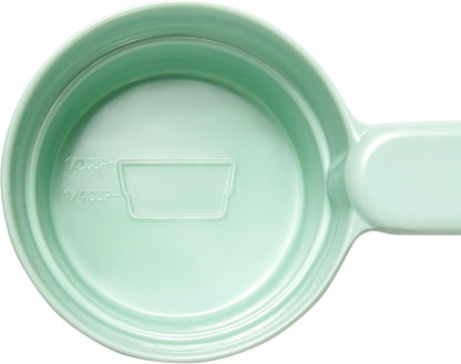 Joyinjojo Dog Food Scoop 1 Cup 1/2 Cup - Melamine Dog Food Measuring Cup, Pet Food Scoop for Dog Cat...Comfortable Long Handle for Easy to Scoop Food