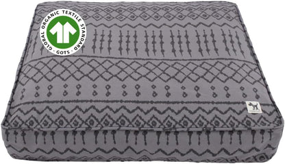 Molly Mutt Medium to Large Dog Bed Cover- Forever Young Print - Measures 27”X36”X5’’ - 100% Cotton - Durable - Breathable - Sustainable - Machine Washable Dog Bed Cover (Dd82b)