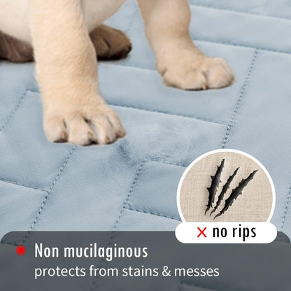fuguitex Waterproof Dog Bed Cover Couch Cover, Anti-Slip Cat Mat Pet Pad Blanket for Sofa Chair Recliner Furniture Protrctor
