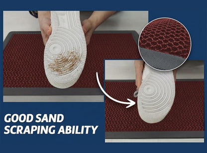 Muddy Mat® Meshy Mat™ Door Mat Heavy-Duty Quick-Dry Floor Mat, Sand & Dirt Trapper for Indoor & Outdoor, Ideal for Entrance, Mudrooms,Patios & Garages,Low-Profile,Non-Slip,Washable– Black 17"x30"x0.4"