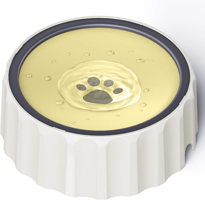 Dog Water Bowl No Spill 70oz/2L Large Capacity Dispenser Non Slip No Splash Bowl Pet Slow Feeder No Drip Dog Water Bowl on Vehicle Slow Water Bowl for Dogs and Cats