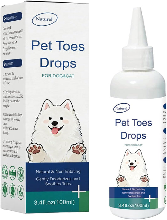 Dog Paw Cleaner – 3.4 OZ No-Rinse Dog Paw Washer, Plant-Based Formula, Deep Cleans Stains, Gentle Soothes & Moisturizes, Suitable for Puppies to Large Breeds, Puppy Essentials