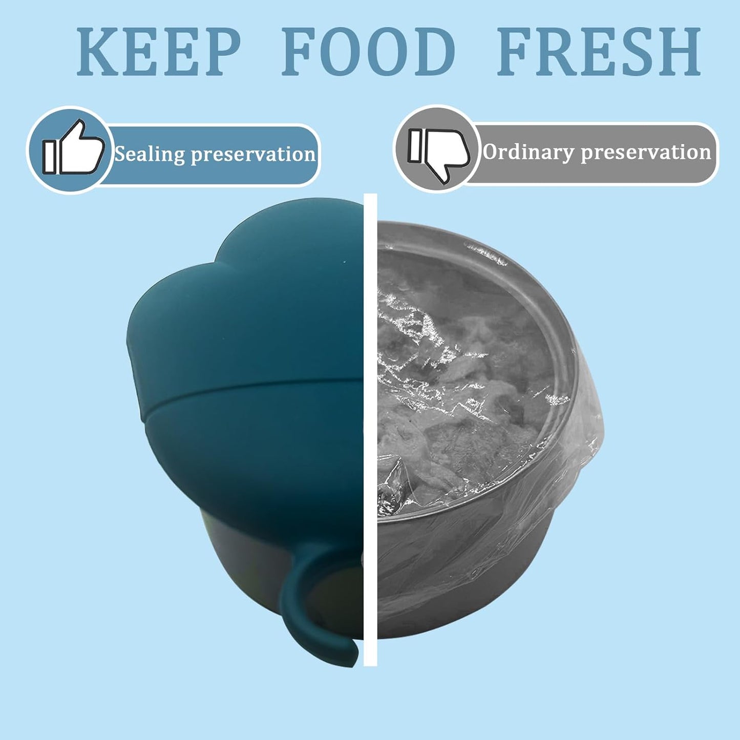 Pet Can Opener & 3 Pcs Cat Food Can Lids | Universal BPA Free Silicone Covers & Multi-Function Wet Food Spoon for Cat and Dog Food(Dark Blue)