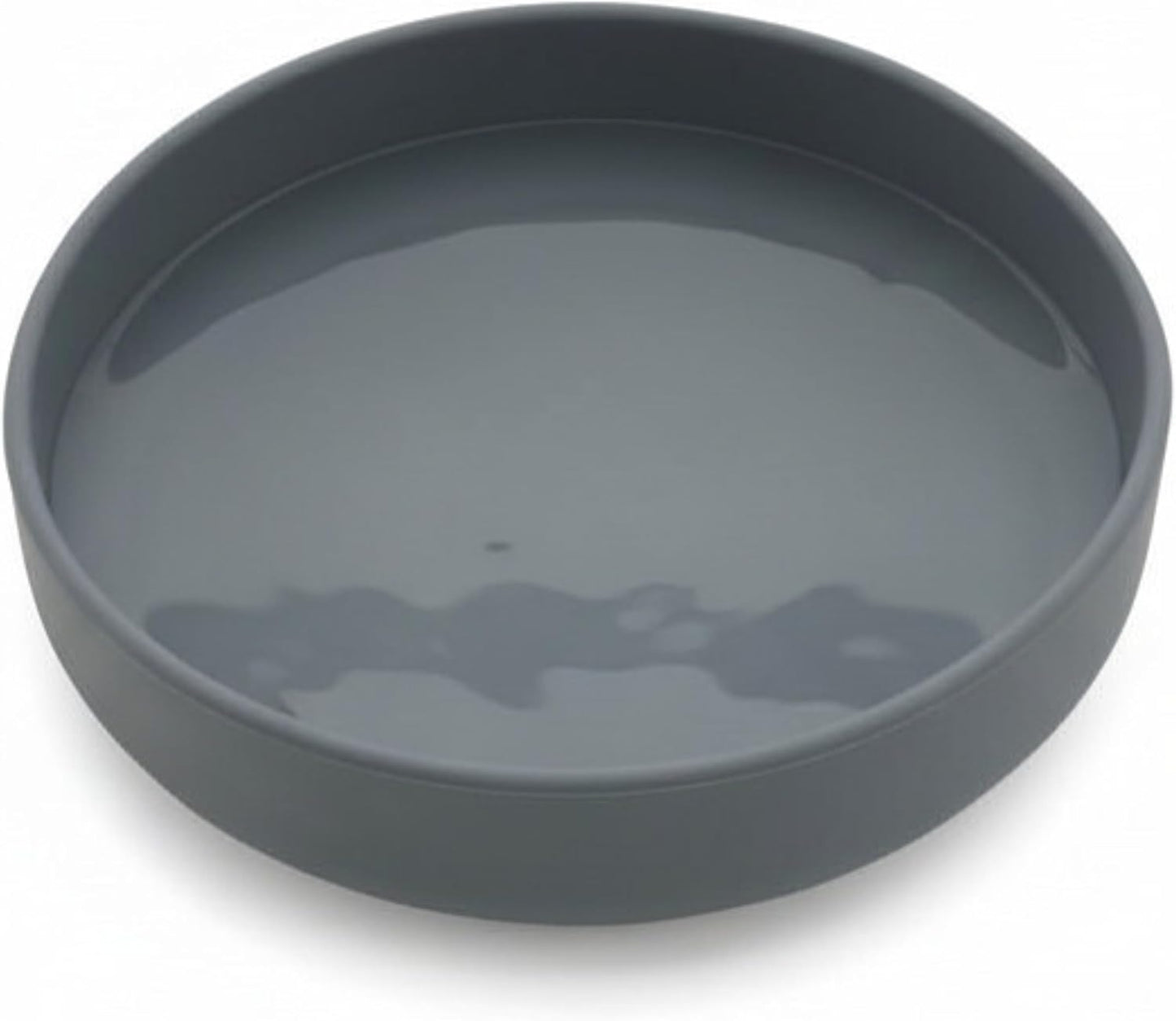 Should We Go? Dog Water Bowl - The Perfect Dish No-Spill, Less Mess Non-Tippable Water & Food Bowl, Pure Silicone with Suction Cup Fits 5 Cups 7.5" Across x 2.25" Tall, Ideal for All Pets, Medium-Sage