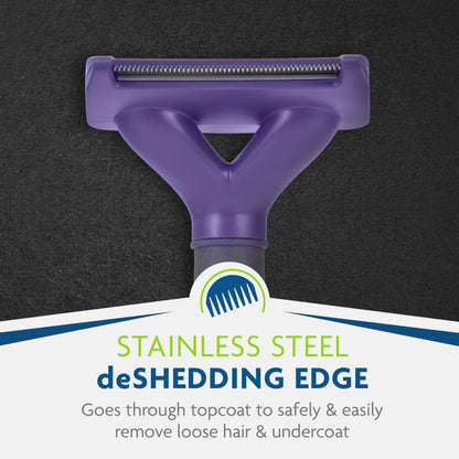FURminator® deShedding Tool For Medium/Large Cats, Long Hair, Removes Loose Hair From Shedding