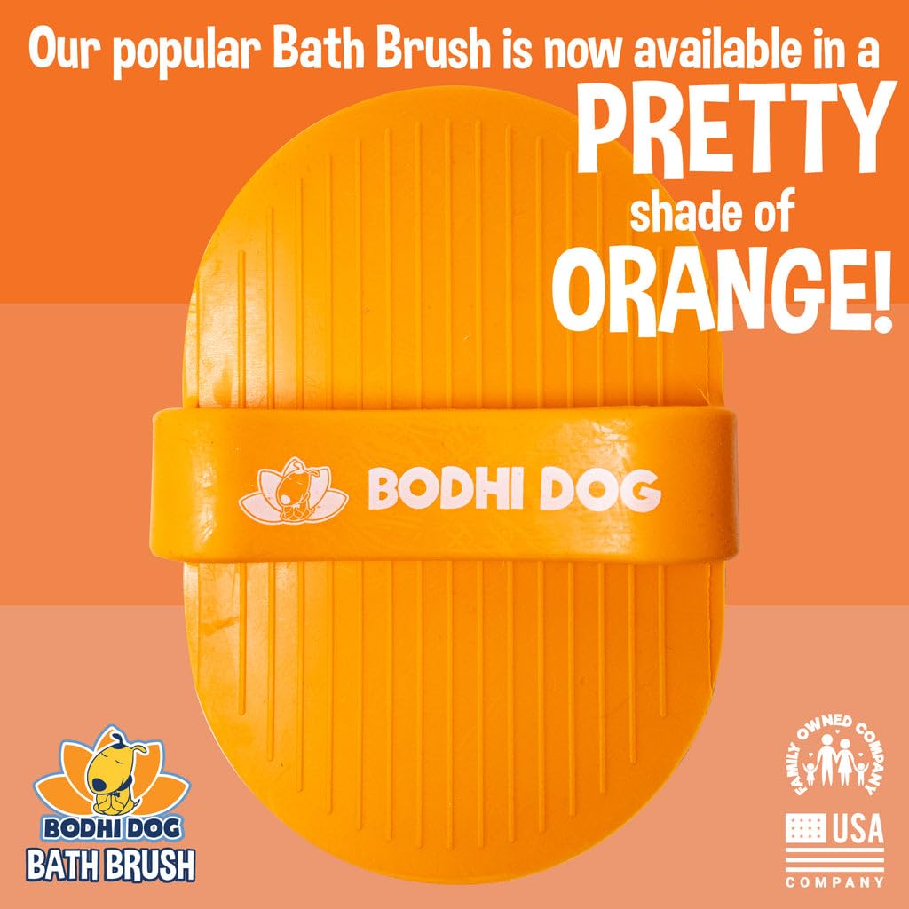 Bodhi Dog Shampoo Brush - Pet Grooming & Bath Supplies for Dogs and Cats - Bath Brush for Long & Short Hair - Premium Scrubber for Shower, Bathing & Massage (One Pack, Blue)