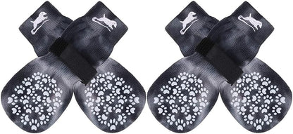EXPAWLORER Anti Slip Dog Socks to Prevent Licking Paws, Dog Shoes for Hot Pavement, Dog Booties for Small Medium Large Senior Dogs, Traction Control Boots & Paw Protectors for Hardwood Floors