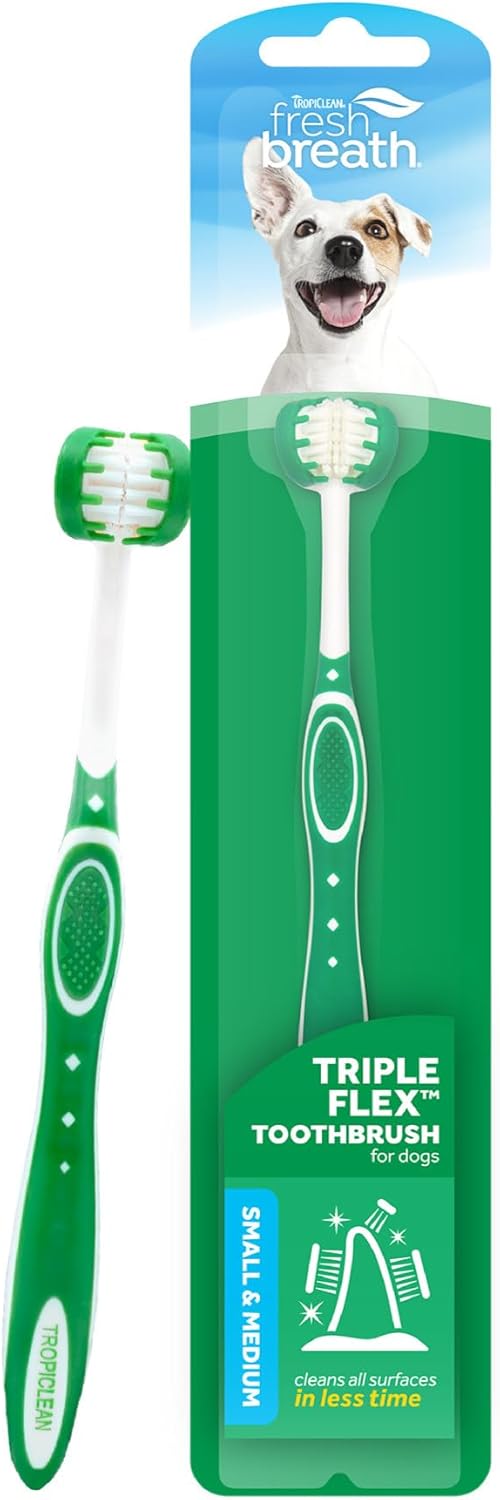 TropiClean Fresh Breath Finger Brushes for Pets, 2 pack -