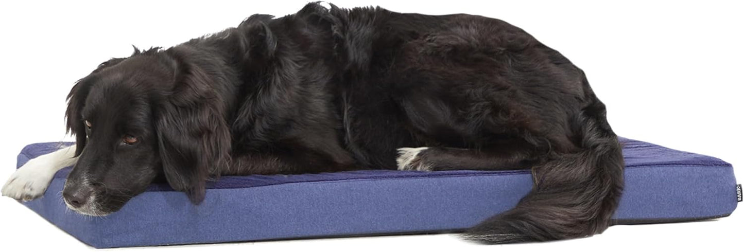Barkbox Orthopedic Dog Bed with Memory Foam, Premium Comfort for Dogs and Puppies, Large Sized Dog Bed for Joint Relief and Restful Sleep, Durable and Easy to Clean - Grey, Large