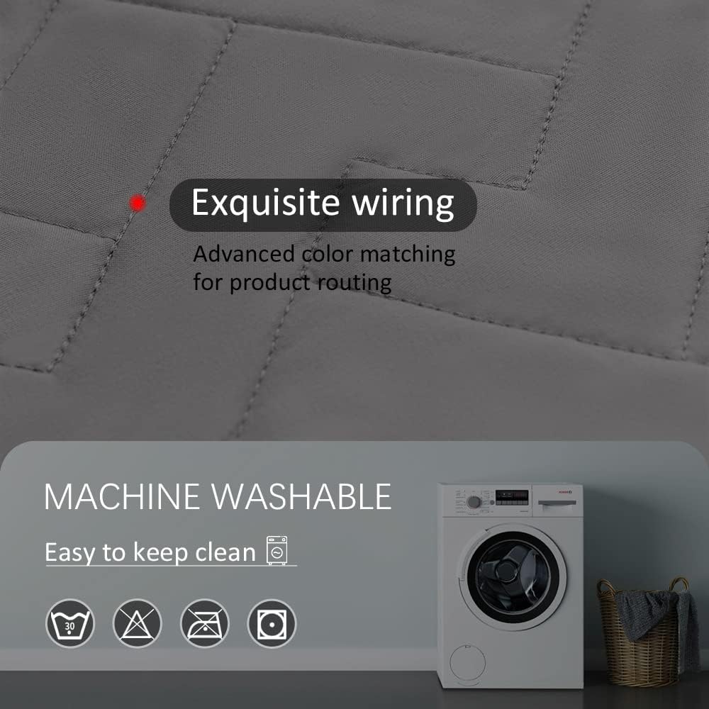 fuguitex Waterproof Dog Bed Cover Couch Cover, Anti-Slip Cat Mat Pet Pad Blanket for Sofa Chair Recliner Furniture Protrctor