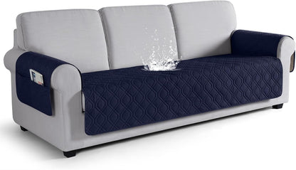 VANSOFY Couch Cover, Waterproof Sofa Covers Washable Slipcover Furniture Protector Couch Seat Covers Non-Slip Couch Cover for Dogs, Pets(Sofa, Dark Gray)