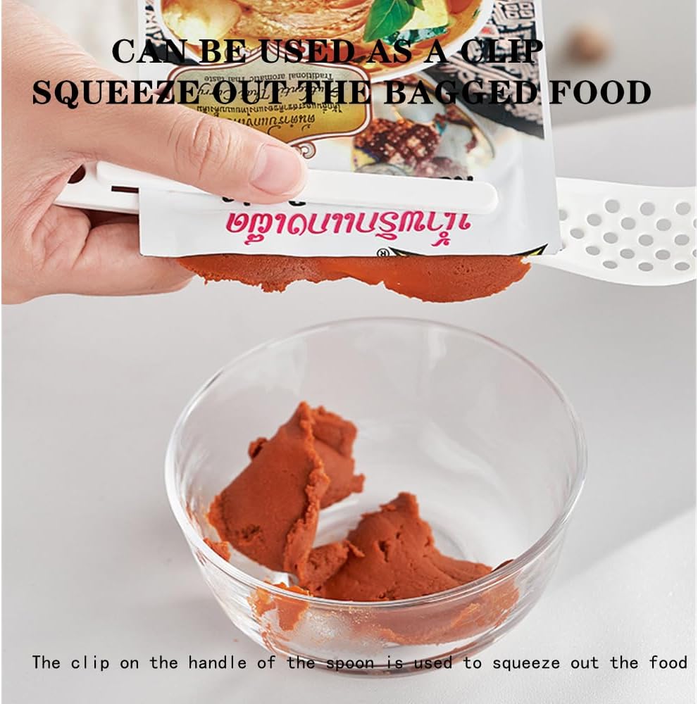 2 PCS Pet Food Can Spoon - Multifunctional Dog & Cat Food Scoop with Can Opener, Mini Spatula for Wet Food Feeding