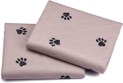 Washable Dog Pee Pads with Puppy Grooming Gloves,Puppy Pads,Reusable Pet Training Pads,Large Dog Pee Pad,Waterproof Pet Pads for Dog Bed Mat,Super Absorbing Whelping Pads
