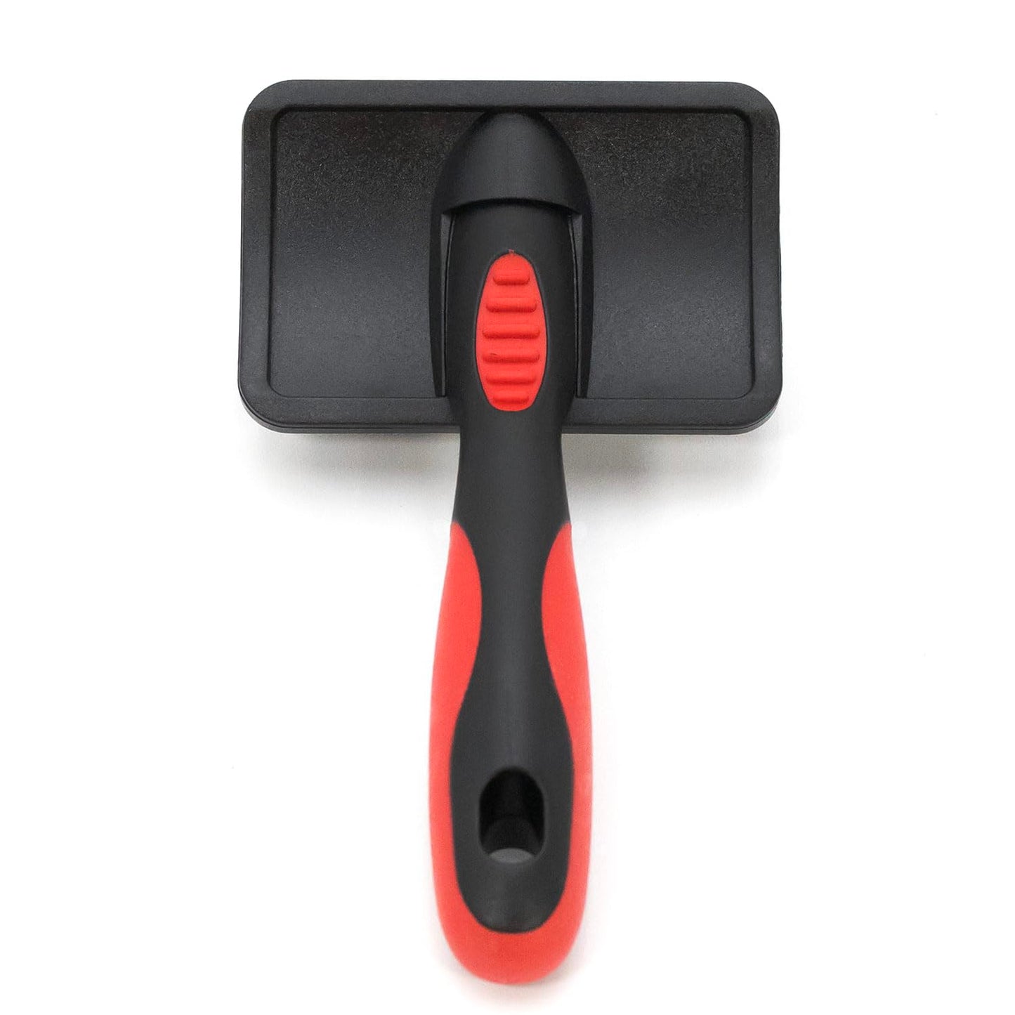 Jeffers Pet Dual Level Pin Universal Slicker Brush for Dogs, Cats & Small Pets - Curved Grooming Brush with Long & Short Pins for Shedding, Detangling, Finishing - Remove Mats & Dead Coat - Large