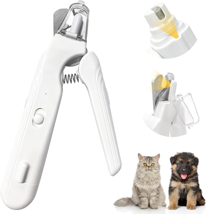 2-in-1 Dog Nail Trimmers & Dog Nail Grinder, Dog Nail Clippers with 2 LED Lights & Safety Guard, USB Rechargeable, Multiple Grinding Methods for Small, Medium, and Large Dogs & Cats (Green)