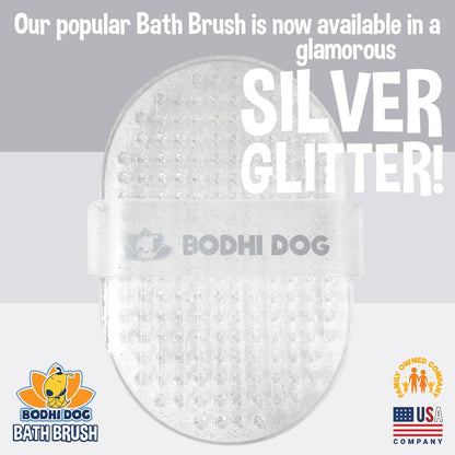 Bodhi Dog Shampoo Brush - Pet Grooming & Bath Supplies for Dogs and Cats - Bath Brush for Long & Short Hair - Premium Scrubber for Shower, Bathing & Massage (One Pack, Blue)