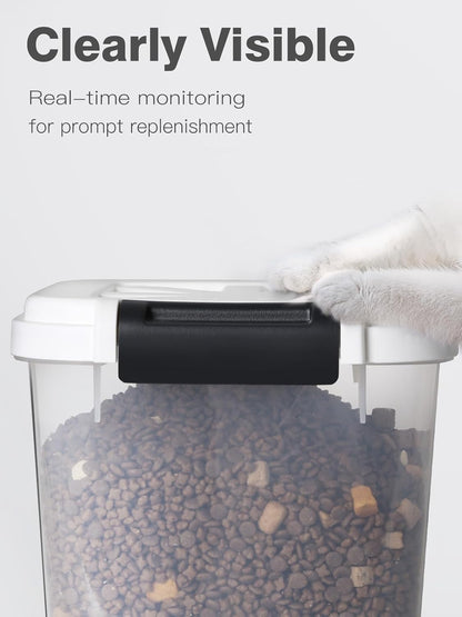 LivLab Mker Pet Food Storage Containers With Lids & Scooper - Dog Food Storage Container,12L/12KG/10-15LBS,BPA Free Airtight Storage Containers Store Dry Food For Kitchen Pantry
