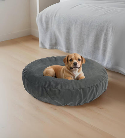 Waterproof Dog Bed Cover Replacement Round 42 Inch Grey