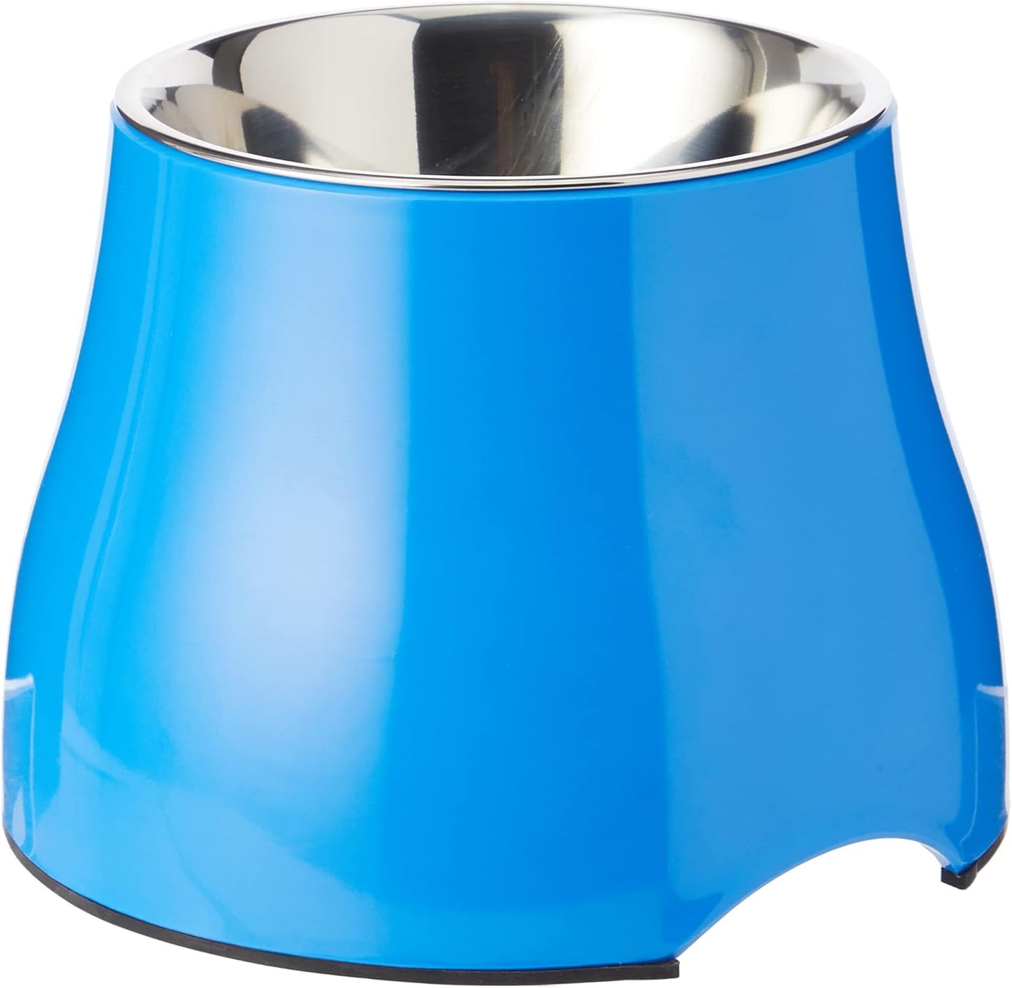 Dogit Elevated Dog Bowl, Stainless Steel Dog Food and Water Bowl for Large Dogs, White, 73753