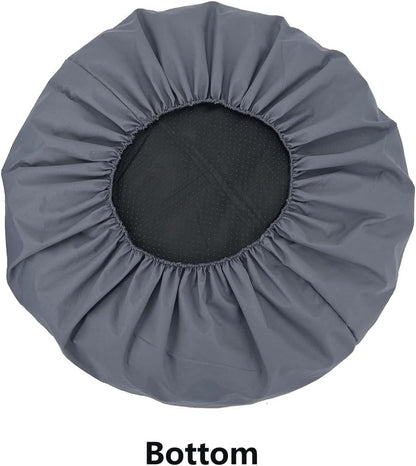 Waterproof Dog Bed Cover Replacement Round 42 Inch Grey