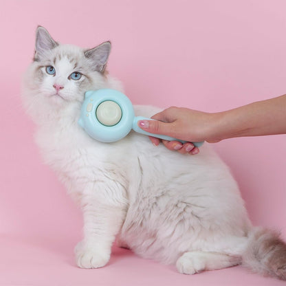 Cat Brush Dog Brush with Release Button for Shedding, Self Cleaning Cat Comb Hair Brush for Indoor Cats, Dog Deshedding Brush Grooming Kit, Pet Supplies Hair Remover Tool