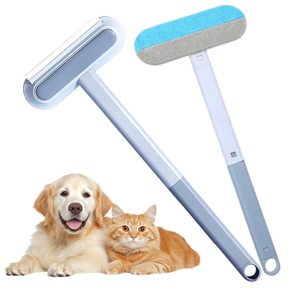 JUDUNA 2025 New Pet Hair Remover, 4 in 1 Pet Hair Removal Tool for Couch Carpet Furniture, Multifunctional Double Sided Dogs Cats Hair Removal Brush, Reusable Cleaning Brush for Window (1 Pc)