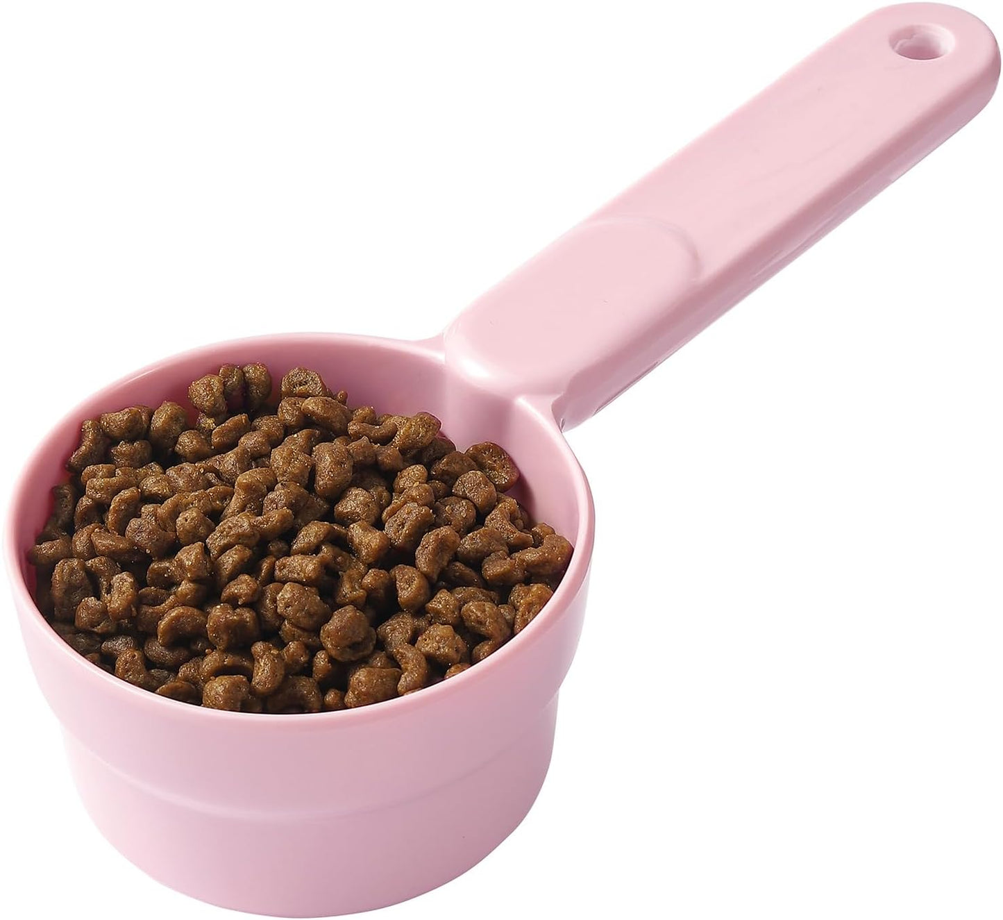 Joyinjojo Dog Food Scoop 1 Cup 1/2 Cup - Melamine Dog Food Measuring Cup, Pet Food Scoop for Dog Cat...Comfortable Long Handle for Easy to Scoop Food