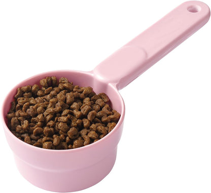 Joyinjojo Dog Food Scoop 1 Cup 1/2 Cup - Melamine Dog Food Measuring Cup, Pet Food Scoop for Dog Cat...Comfortable Long Handle for Easy to Scoop Food