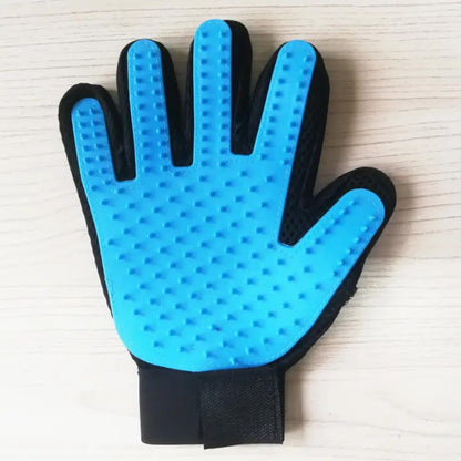GentleGroom Pet Hair Removal Glove for Dogs & Cats, 259-Tip Deshedding Grooming Mitt, Washable, Adjustable Wrist Strap, Easy Fur Removal