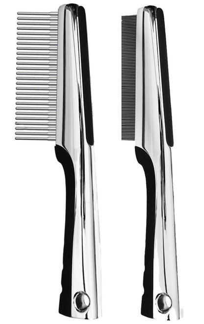 Resco Pet Products Rotating Tooth Comb - Professional Detangling & Dematting Grooming Comb for Dogs and Cats, Prevents Hair Pulling
