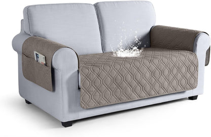 VANSOFY Couch Cover, Waterproof Sofa Covers Washable Slipcover Furniture Protector Couch Seat Covers Non-Slip Couch Cover for Dogs, Pets(Sofa, Dark Gray)