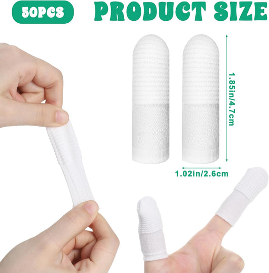 50 Pcs Cat Toothbrush Dog Finger Toothbrush Pet Toothbrushes Soft Fabric Comfortable Teeth Oral Cleaning Durable Teeth Cleaning Wipes Toothbrushes for Dogs and Cats