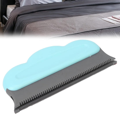 Silicone Cleaning Brush, Multifunctional Cleaning Brush for Pet Hair Removal from Clothes, Sheets, Carpets, Sofas - Elastic Soft Head, Comfortable Grip (5.9 x 2.8 x 0.8in)(blue)