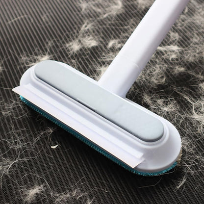 Multi Function Pet Hair Remover Broom Reusable Cat and Dog Hair Remove Brush with Handle for Carpets, Rugs, Couch, Tile Window Screens Easy Clean Tool