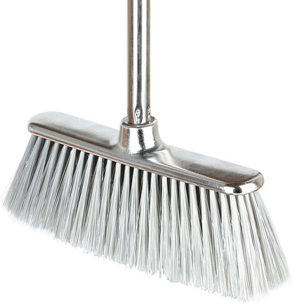 Indoor Soft Bristles Angle Sweeping Broom with Long Handle for Kitchen Hardwood Floor Cleaning