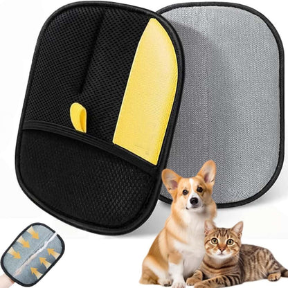Pet Hair Remover, Pet Hair Removal Gloves for Carpet, Couch, Furniture, Car Seat, Upgraded Pet Hair Removal Tool (2PCS)