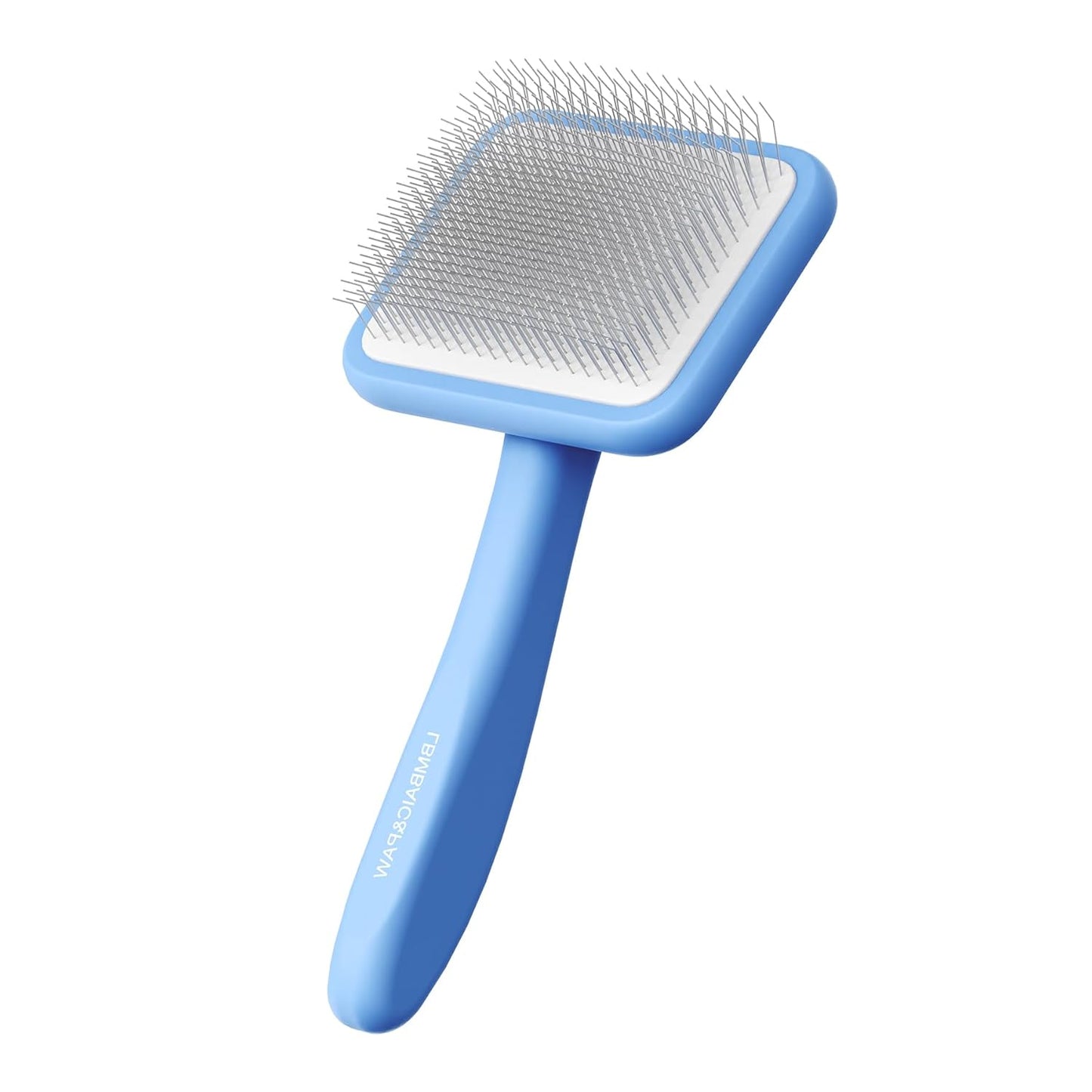 Dog Slicker Brushes for Poodles,Doodles,Goldendoodles,Bernedoodle.Dog Brushes for Thick Long Curly Fur Deshedding,Fluff,Grooming.Remove Loose Fur Quick Easy.Long Pin Slicker Brush.Wooden(Large)