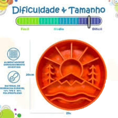 SodaPup Honeycomb Enrichment Bowl – Durable Slow Feeder Bowl Made in USA from Non-Toxic, Pet-Safe, Food Safe Material for Mental Stimulation, Slowing Down Eating, Healthy Digestion, & More