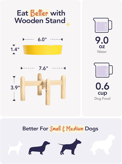 LE TAUCI Dog Bowls Slow Feeder Ceramic, 1.5 Cup Slow Feeding Bowl for Small and Medium Breed, Puzzle Dog Food Bowl for Fast Eater, Maze Purple
