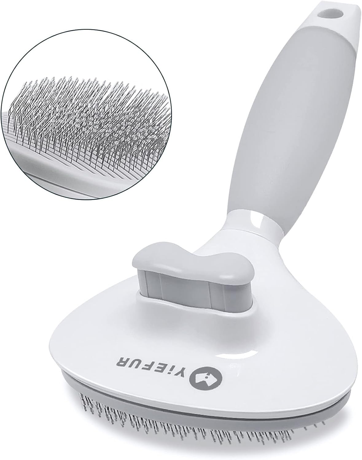 Cat Hair Brush,Cat Brush for Shedding,Soft Silicone Self Cleaning Brushes for Short and Long Haired Cats for Grooming and Shedding