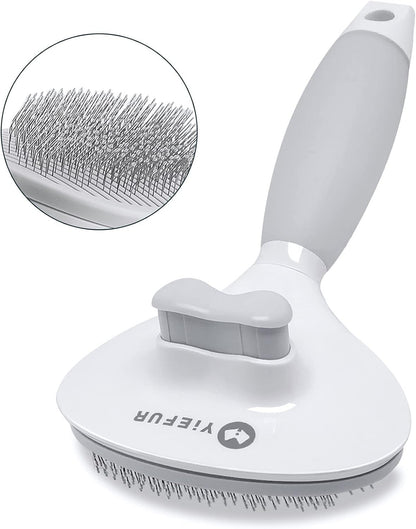 Cat Hair Brush,Cat Brush for Shedding,Soft Silicone Self Cleaning Brushes for Short and Long Haired Cats for Grooming and Shedding