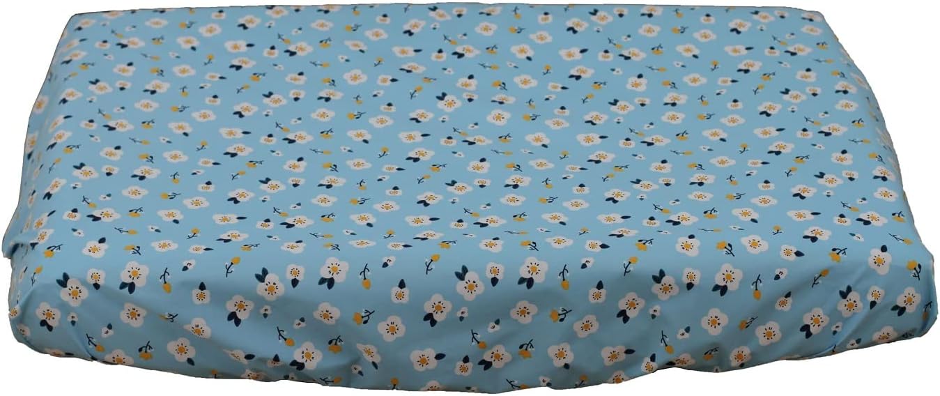 Grey Waterproof Dog Bed Slip Cover Dog Bed Liner Elastic 42 x 30 Inch