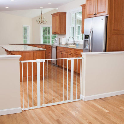 Safety 1st Extra Wide Baby Gate with Door: Premium Child Safety, Extra Tall Gate for Doorways, Dog Gates, Easy Installation, 36" Tall & Wide, Fits 29"-47"