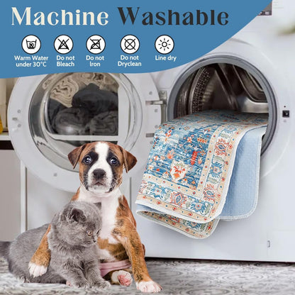Washable Pee Pads for Dogs, 2 Pack Reusable Puppy Training Pads 40"x26" Super Absorbent Waterproof Dog Training Pads, Non-Slip Potty Pads, Whelping Pads Litter Mat