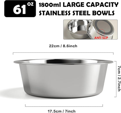 Dog Bowl Stand for Medium Large Dogs, Adjustable Width Elevated Dog Bowls 7-10.6", Raised Dog Food Water Bowls, 11 inch Tall Single Holder, Black,Bowl Not Included