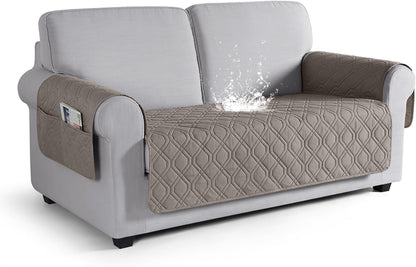 VANSOFY Couch Cover, Waterproof Sofa Covers Washable Slipcover Furniture Protector Couch Seat Covers Non-Slip Couch Cover for Dogs, Pets(Sofa, Dark Gray)